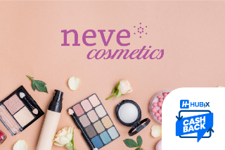 Neve Cosmetics partner cashback Hubix.it: make-up naturale con un vantaggio in più